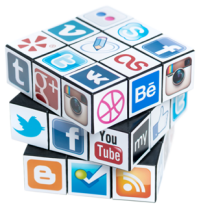 social media cube
